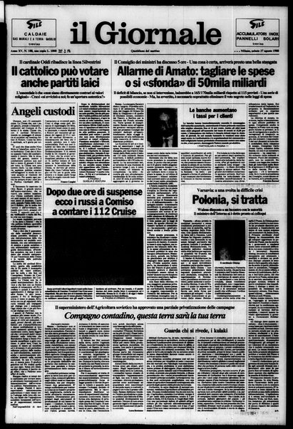 Il giornale : quotidiano del mattino